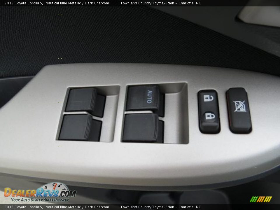 2013 Toyota Corolla S Nautical Blue Metallic / Dark Charcoal Photo #10