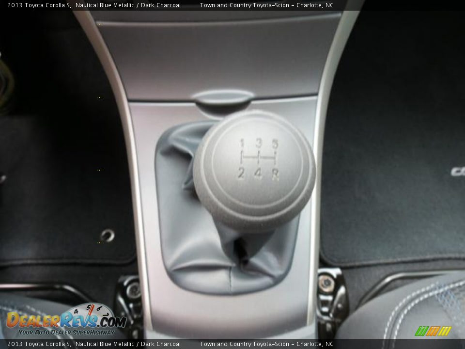 2013 Toyota Corolla S Nautical Blue Metallic / Dark Charcoal Photo #13