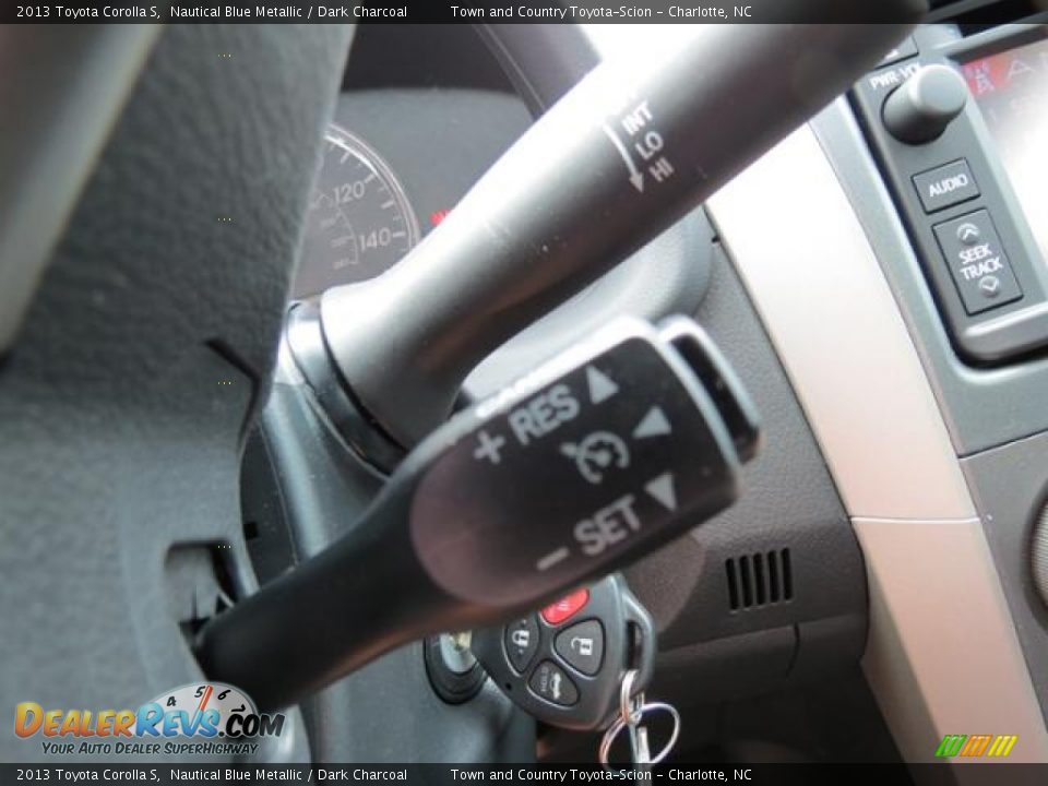 2013 Toyota Corolla S Nautical Blue Metallic / Dark Charcoal Photo #15