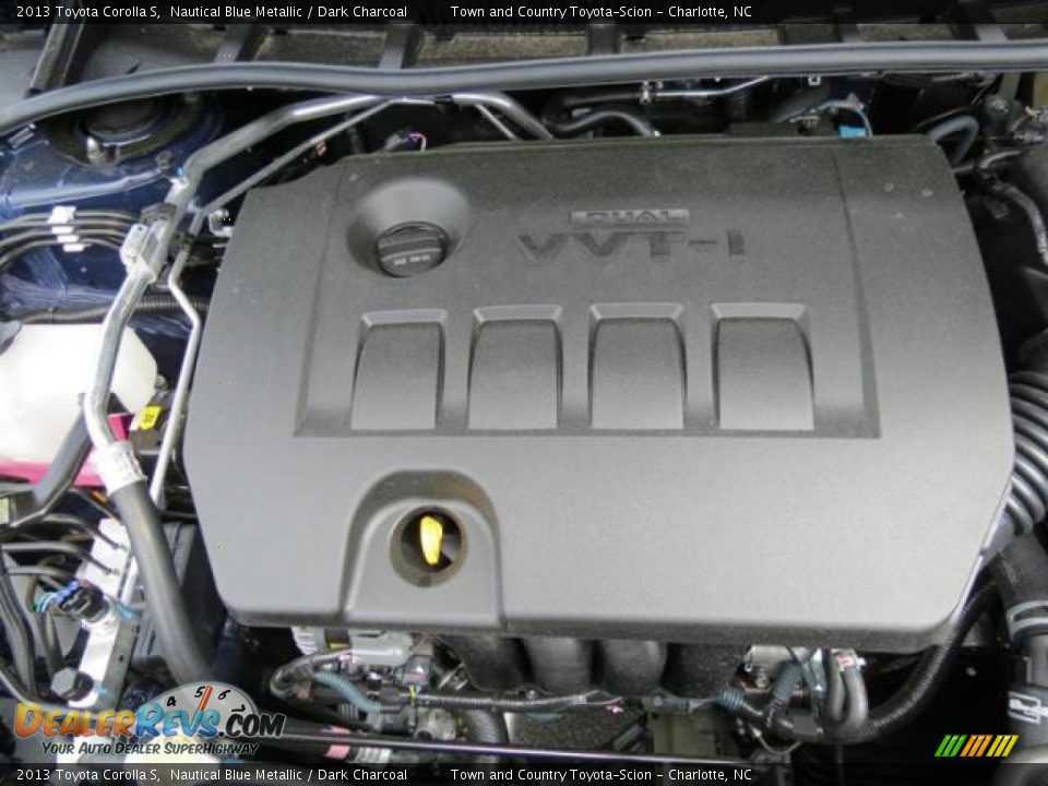 2013 Toyota Corolla S Nautical Blue Metallic / Dark Charcoal Photo #20