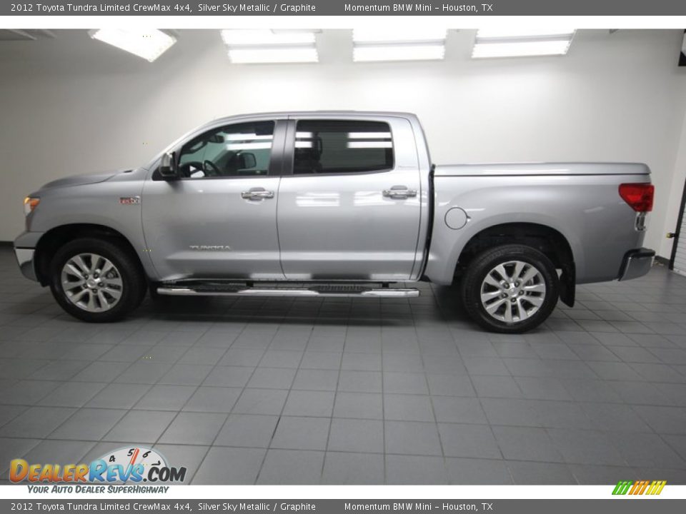 2012 Toyota Tundra Limited CrewMax 4x4 Silver Sky Metallic / Graphite Photo #2