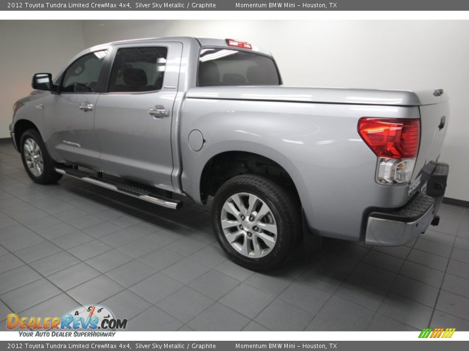 2012 Toyota Tundra Limited CrewMax 4x4 Silver Sky Metallic / Graphite Photo #5