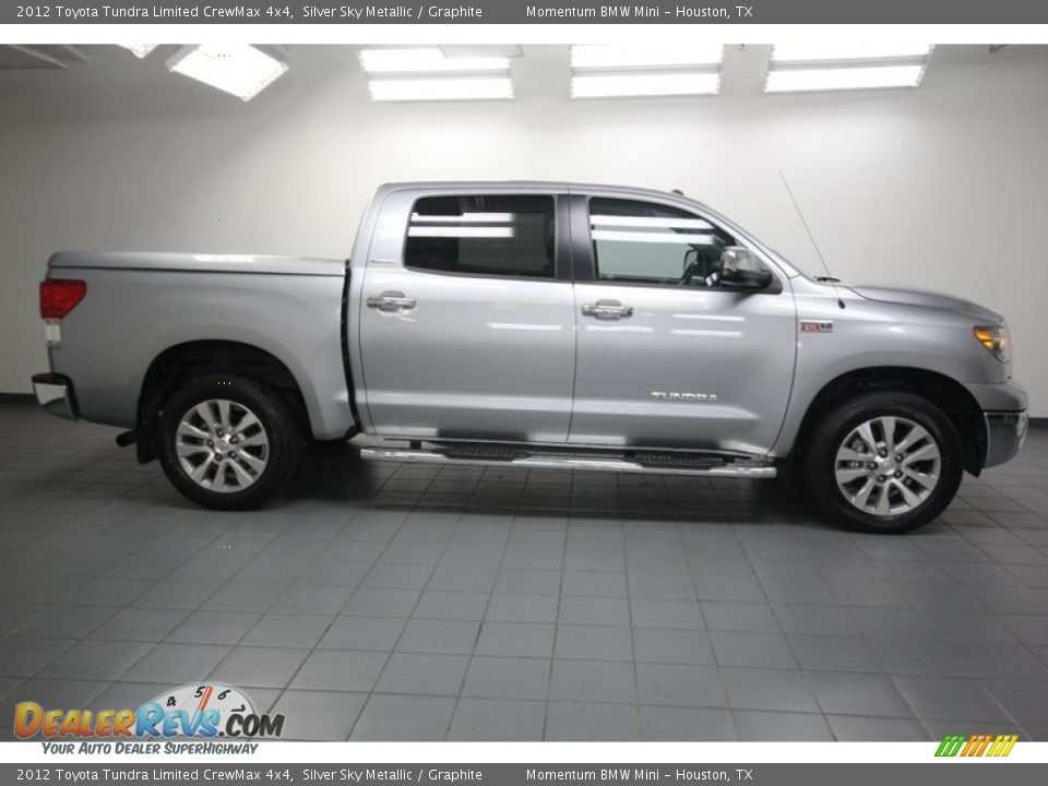 2012 Toyota Tundra Limited CrewMax 4x4 Silver Sky Metallic / Graphite Photo #7