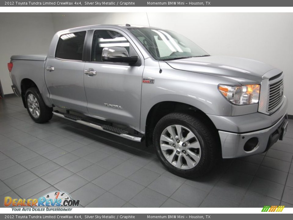 2012 Toyota Tundra Limited CrewMax 4x4 Silver Sky Metallic / Graphite Photo #8