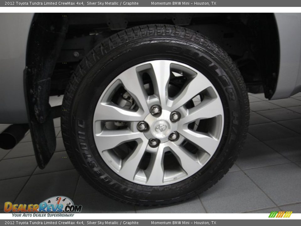 2012 Toyota Tundra Limited CrewMax 4x4 Silver Sky Metallic / Graphite Photo #10