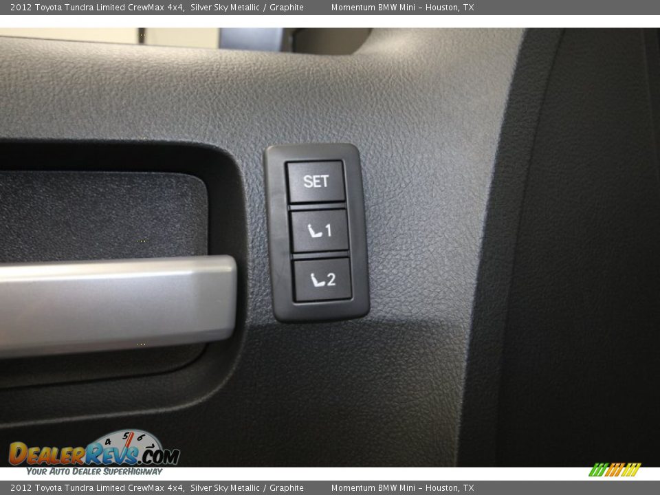 2012 Toyota Tundra Limited CrewMax 4x4 Silver Sky Metallic / Graphite Photo #17