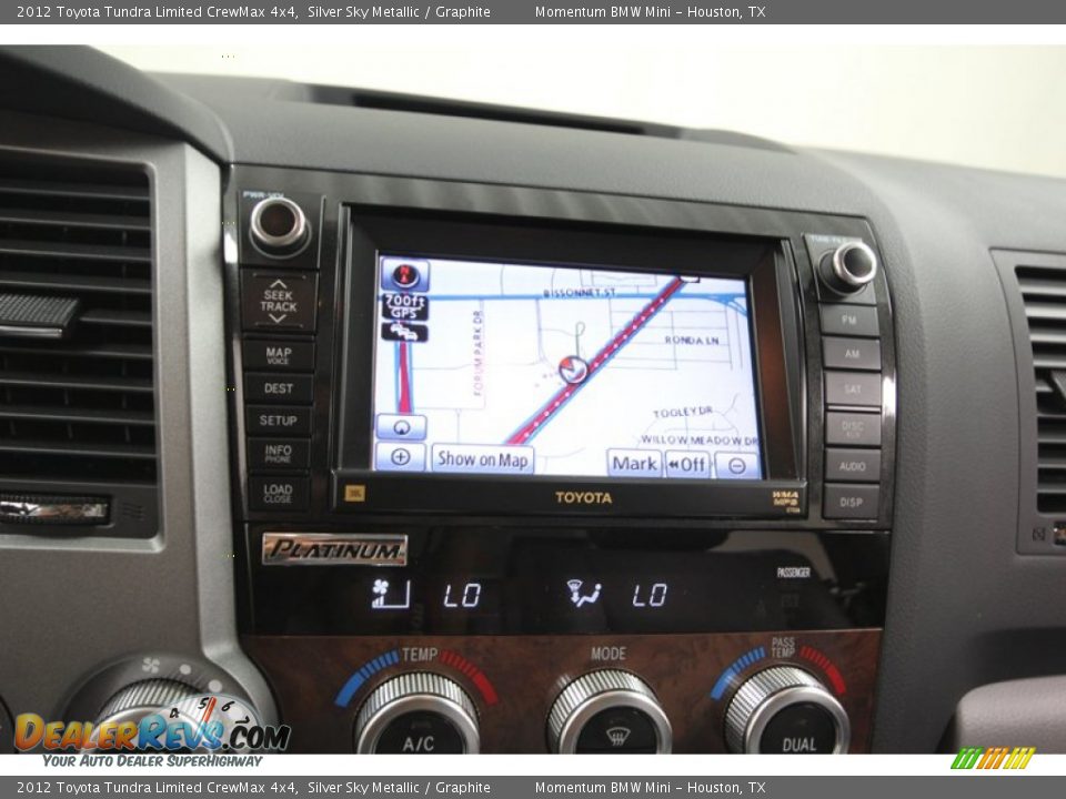 2012 Toyota Tundra Limited CrewMax 4x4 Silver Sky Metallic / Graphite Photo #25