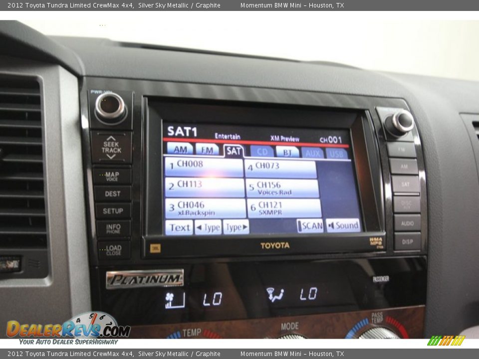 2012 Toyota Tundra Limited CrewMax 4x4 Silver Sky Metallic / Graphite Photo #27