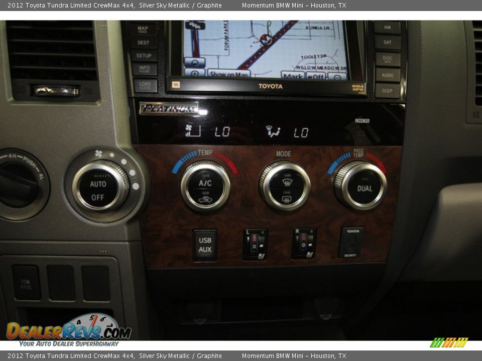 2012 Toyota Tundra Limited CrewMax 4x4 Silver Sky Metallic / Graphite Photo #28