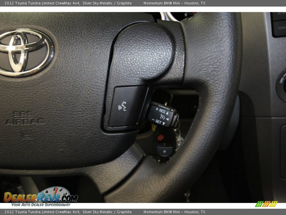 2012 Toyota Tundra Limited CrewMax 4x4 Silver Sky Metallic / Graphite Photo #33