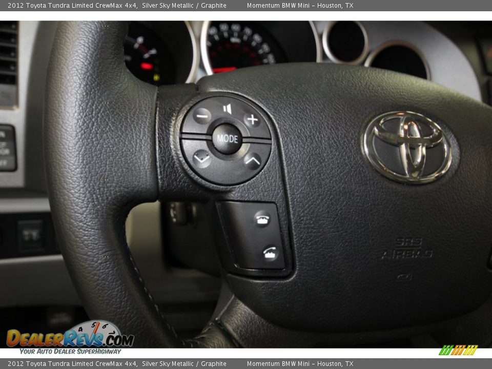 2012 Toyota Tundra Limited CrewMax 4x4 Silver Sky Metallic / Graphite Photo #34