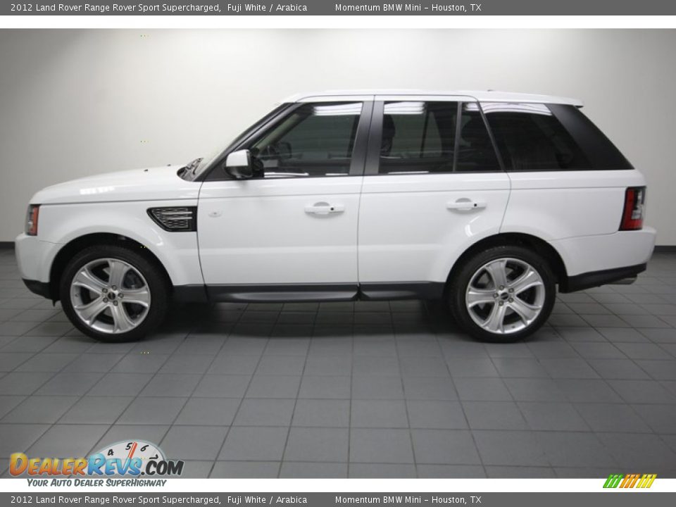 2012 Land Rover Range Rover Sport Supercharged Fuji White / Arabica Photo #2