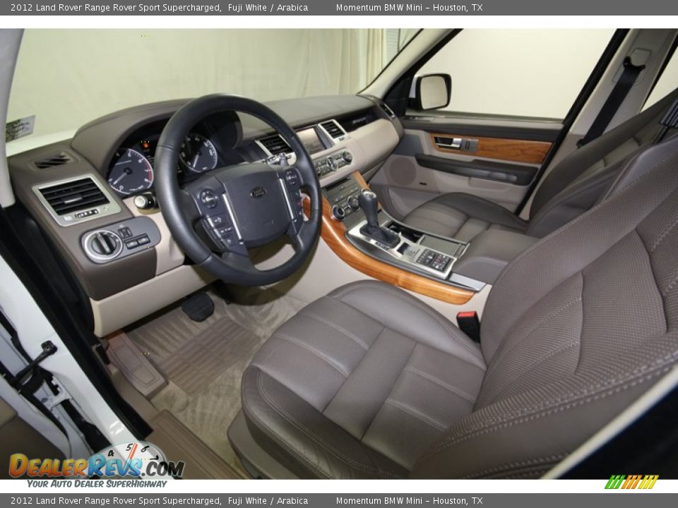 2012 Land Rover Range Rover Sport Supercharged Fuji White / Arabica Photo #3