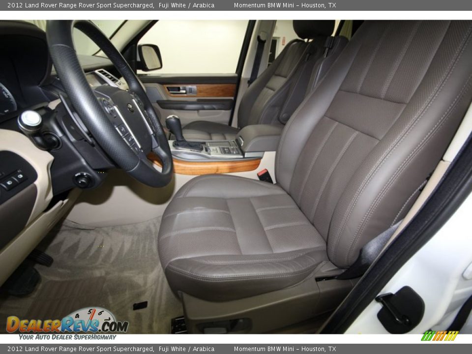 2012 Land Rover Range Rover Sport Supercharged Fuji White / Arabica Photo #12
