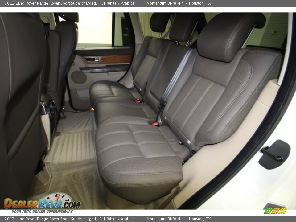 2012 Land Rover Range Rover Sport Supercharged Fuji White / Arabica Photo #13