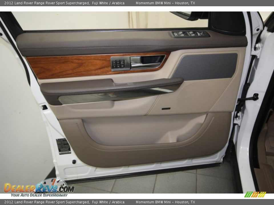 2012 Land Rover Range Rover Sport Supercharged Fuji White / Arabica Photo #14