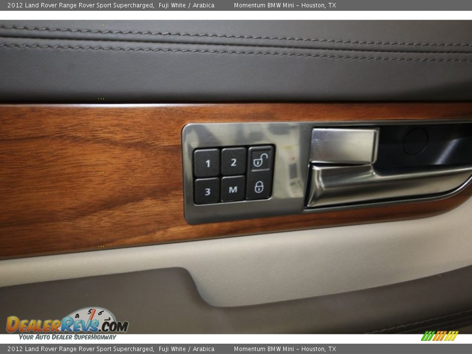 2012 Land Rover Range Rover Sport Supercharged Fuji White / Arabica Photo #16