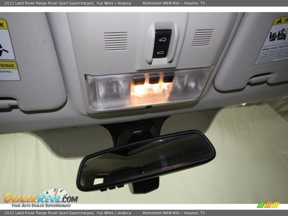2012 Land Rover Range Rover Sport Supercharged Fuji White / Arabica Photo #20