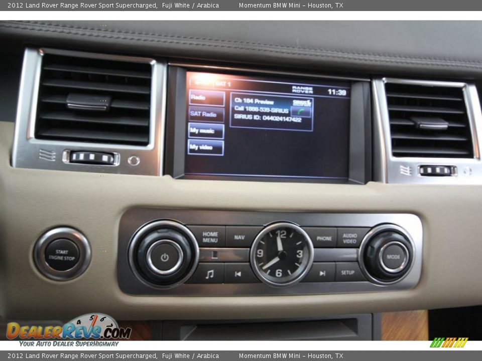2012 Land Rover Range Rover Sport Supercharged Fuji White / Arabica Photo #22