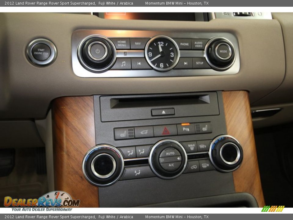2012 Land Rover Range Rover Sport Supercharged Fuji White / Arabica Photo #24