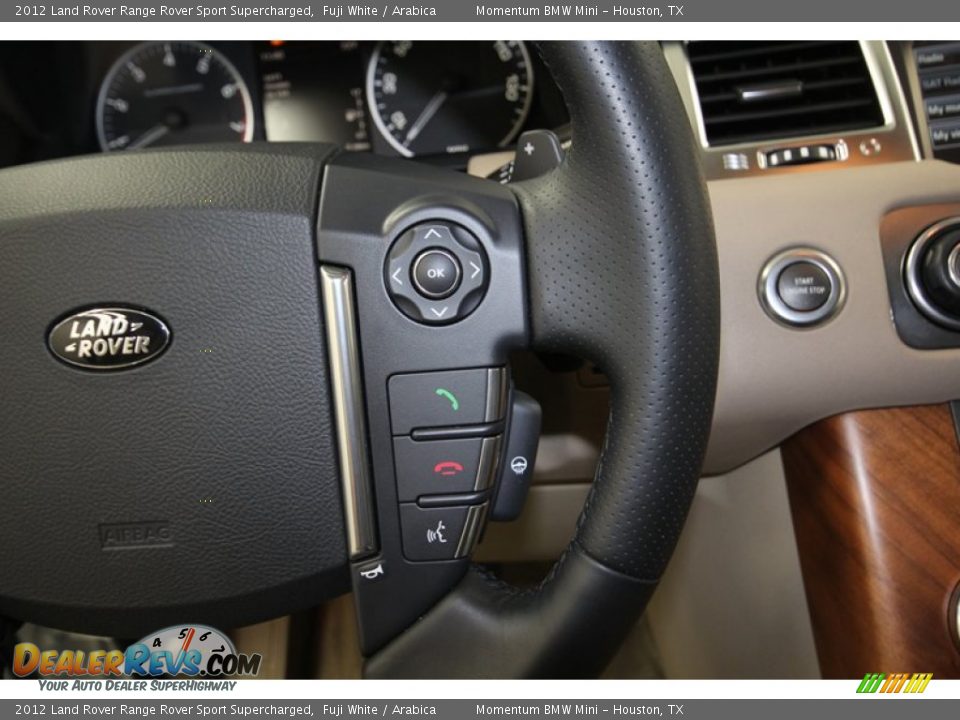 2012 Land Rover Range Rover Sport Supercharged Fuji White / Arabica Photo #29