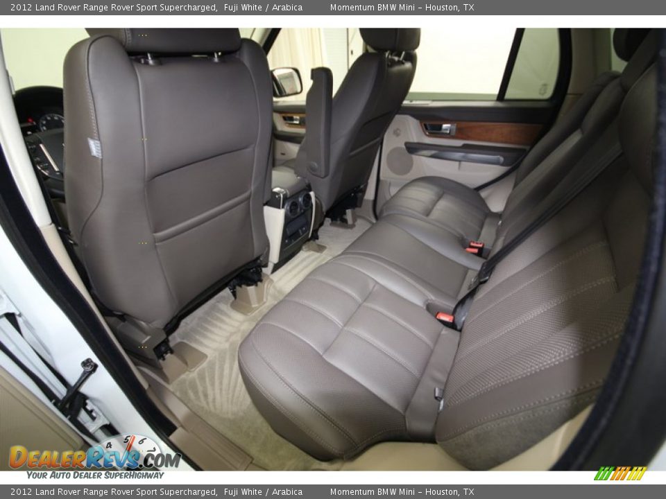 2012 Land Rover Range Rover Sport Supercharged Fuji White / Arabica Photo #32