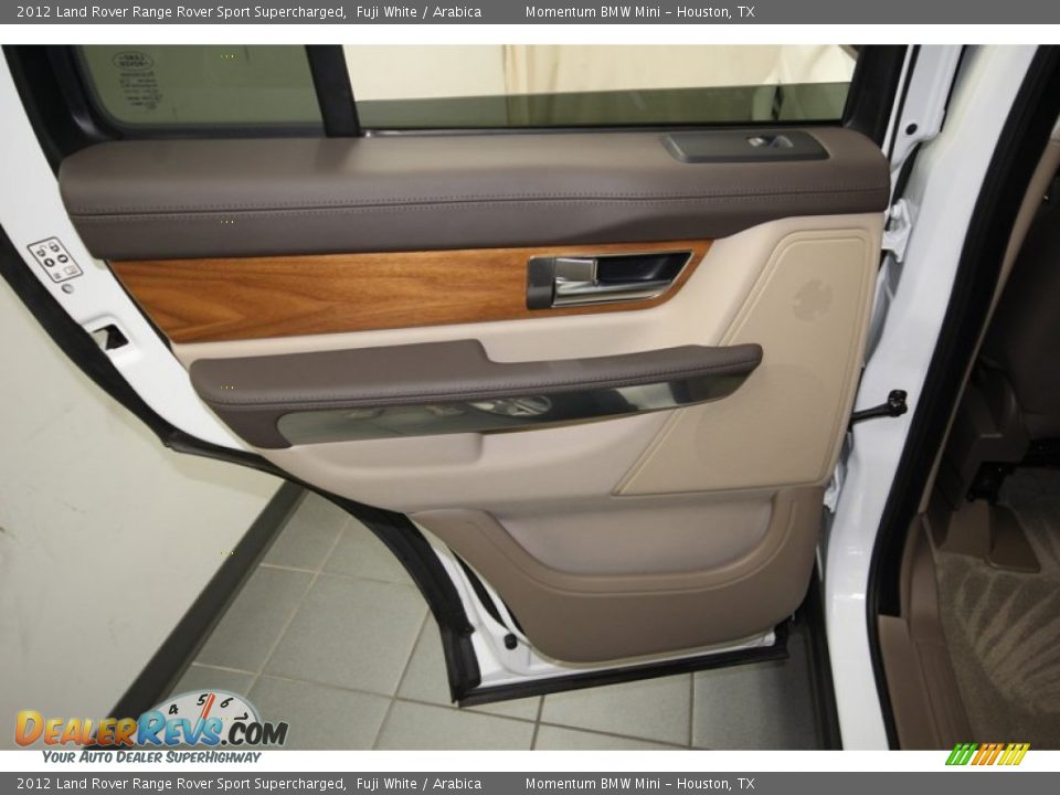 2012 Land Rover Range Rover Sport Supercharged Fuji White / Arabica Photo #33