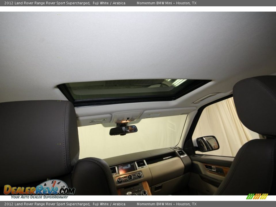 2012 Land Rover Range Rover Sport Supercharged Fuji White / Arabica Photo #35