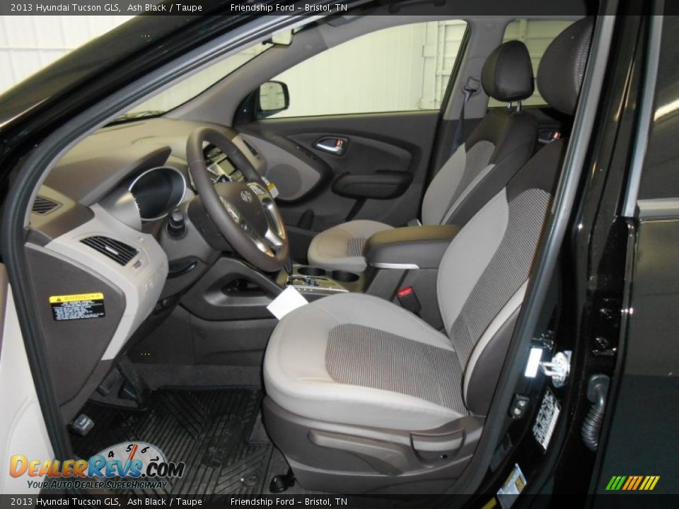 2013 Hyundai Tucson GLS Ash Black / Taupe Photo #6