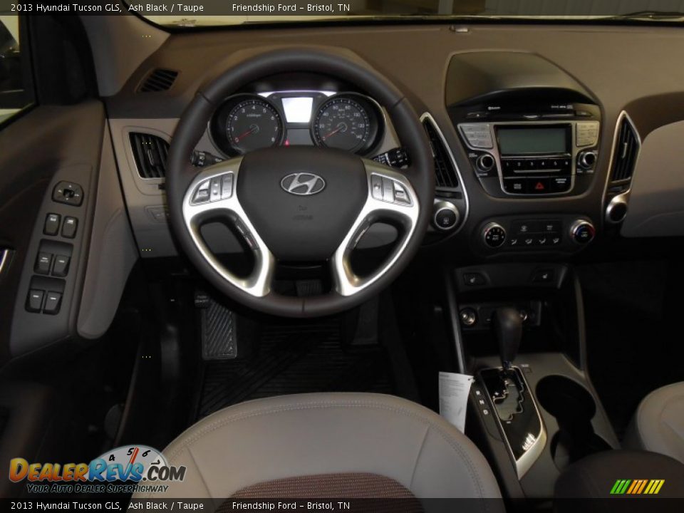 2013 Hyundai Tucson GLS Ash Black / Taupe Photo #7