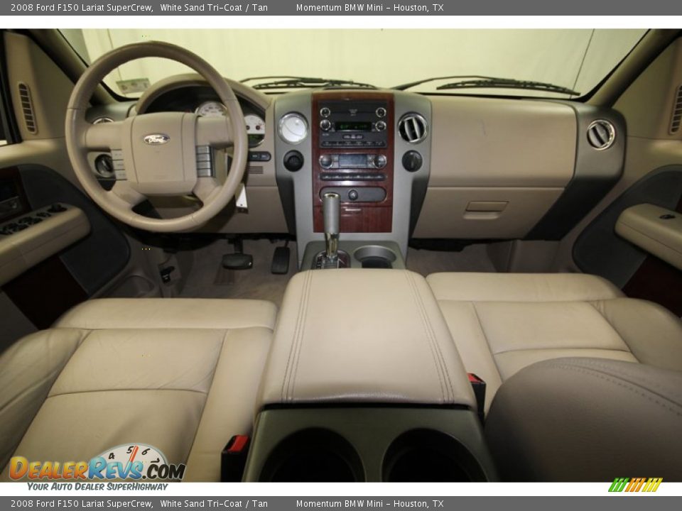 Dashboard of 2008 Ford F150 Lariat SuperCrew Photo #4