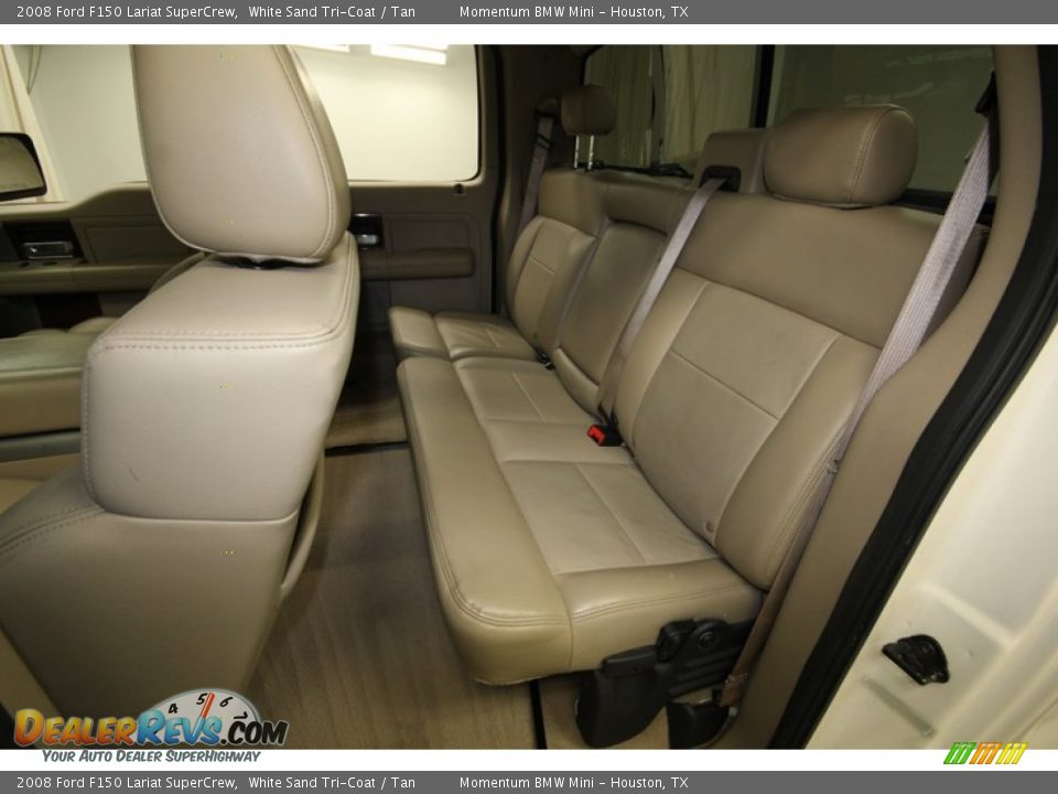 Rear Seat of 2008 Ford F150 Lariat SuperCrew Photo #13