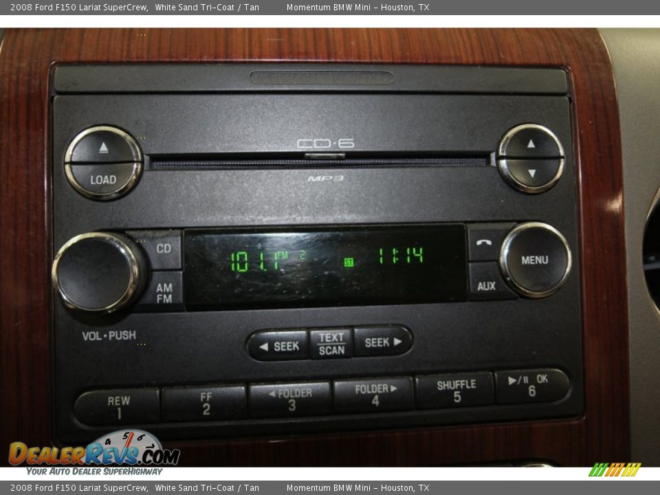 Audio System of 2008 Ford F150 Lariat SuperCrew Photo #19