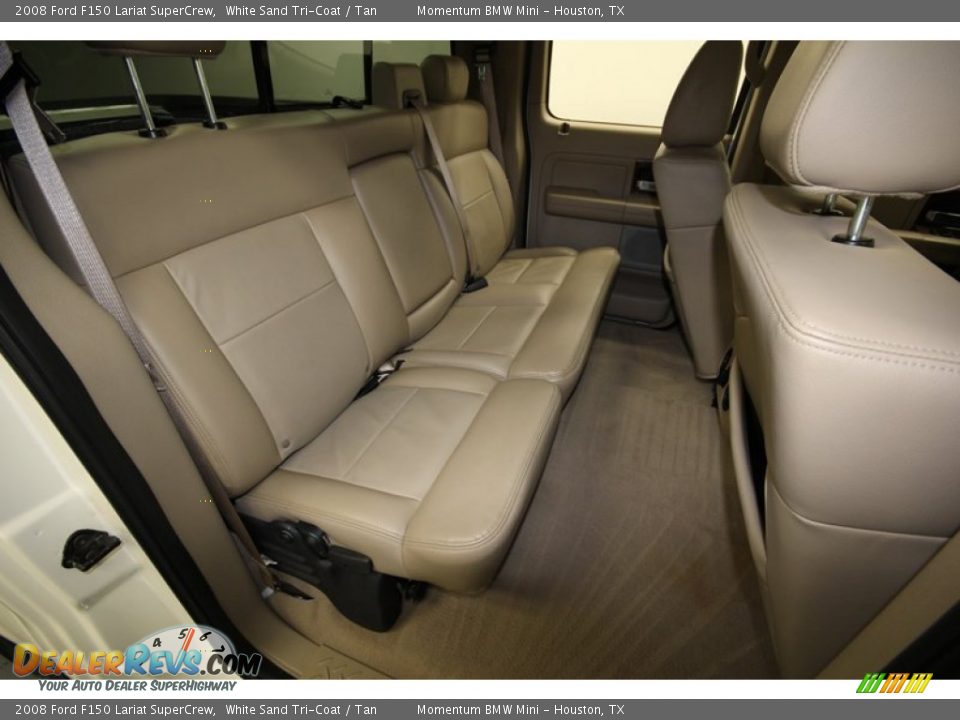 Rear Seat of 2008 Ford F150 Lariat SuperCrew Photo #34