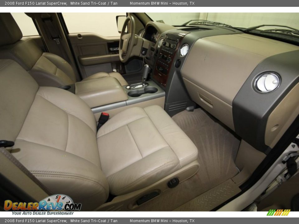 Front Seat of 2008 Ford F150 Lariat SuperCrew Photo #35