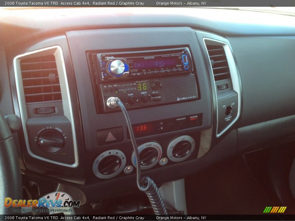 2008 Toyota Tacoma V6 TRD  Access Cab 4x4 Radiant Red / Graphite Gray Photo #17
