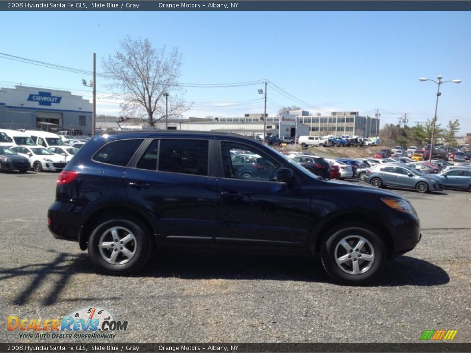 2008 Hyundai Santa Fe GLS Slate Blue / Gray Photo #6