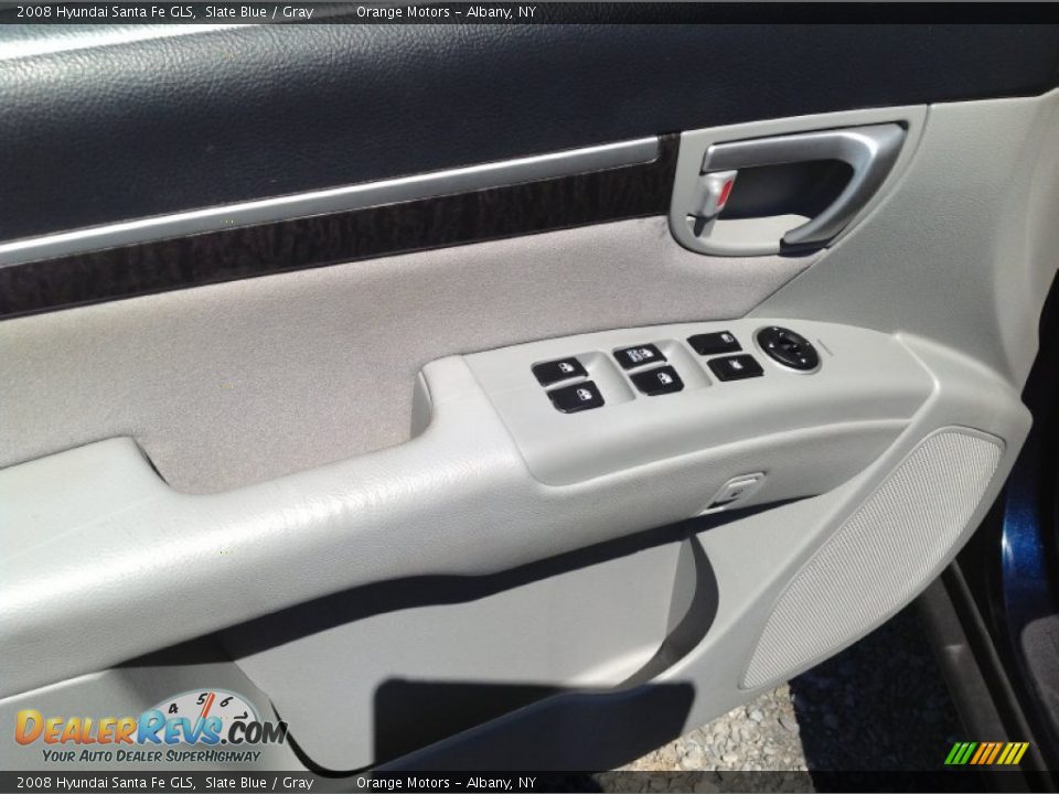 2008 Hyundai Santa Fe GLS Slate Blue / Gray Photo #11