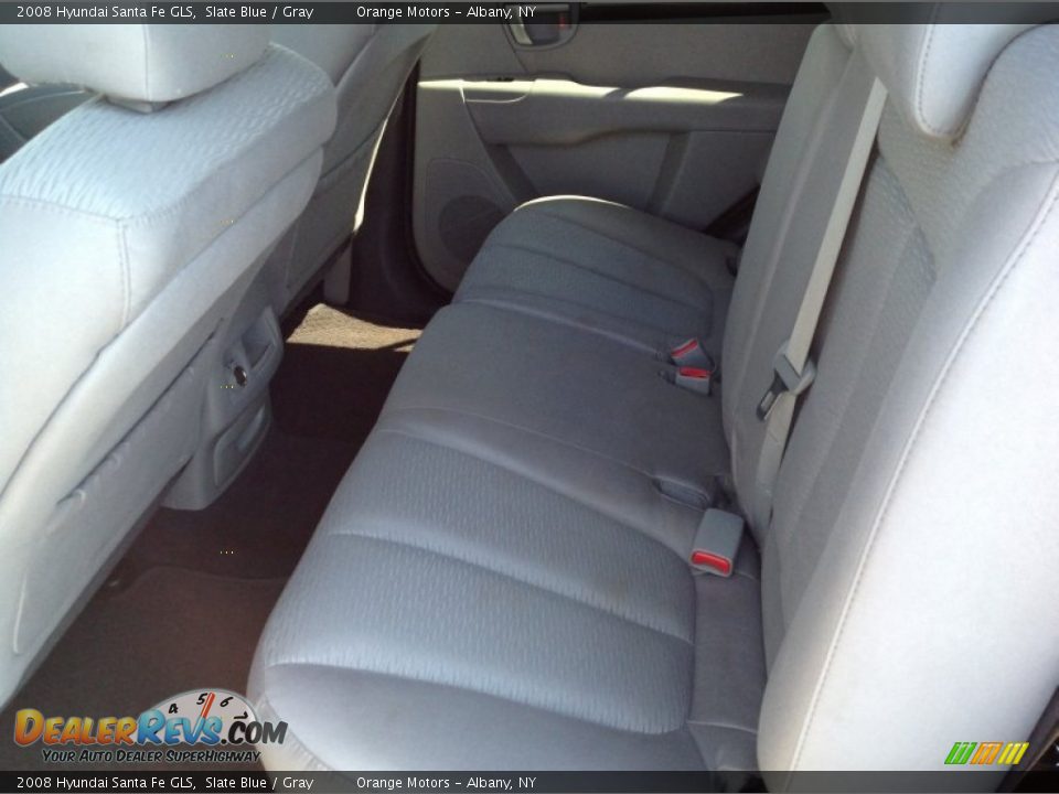 2008 Hyundai Santa Fe GLS Slate Blue / Gray Photo #12