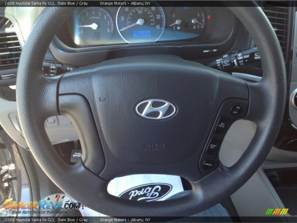 2008 Hyundai Santa Fe GLS Slate Blue / Gray Photo #15