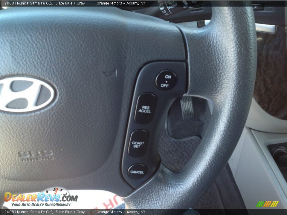 2008 Hyundai Santa Fe GLS Slate Blue / Gray Photo #16