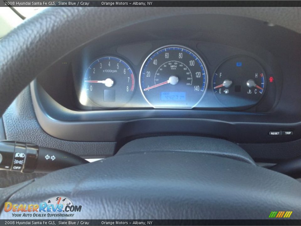 2008 Hyundai Santa Fe GLS Slate Blue / Gray Photo #17