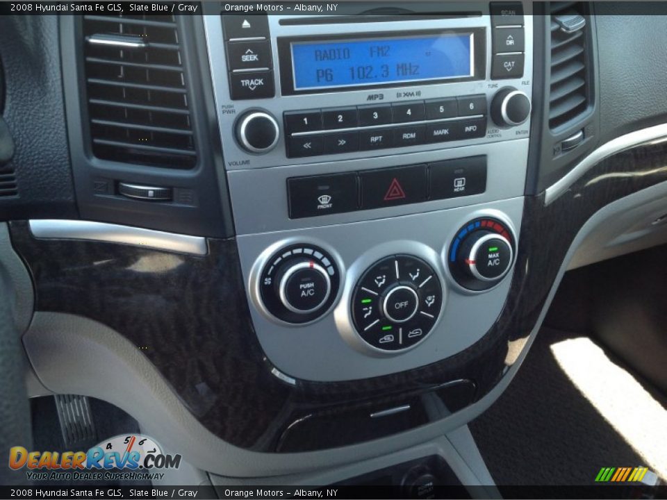 2008 Hyundai Santa Fe GLS Slate Blue / Gray Photo #19
