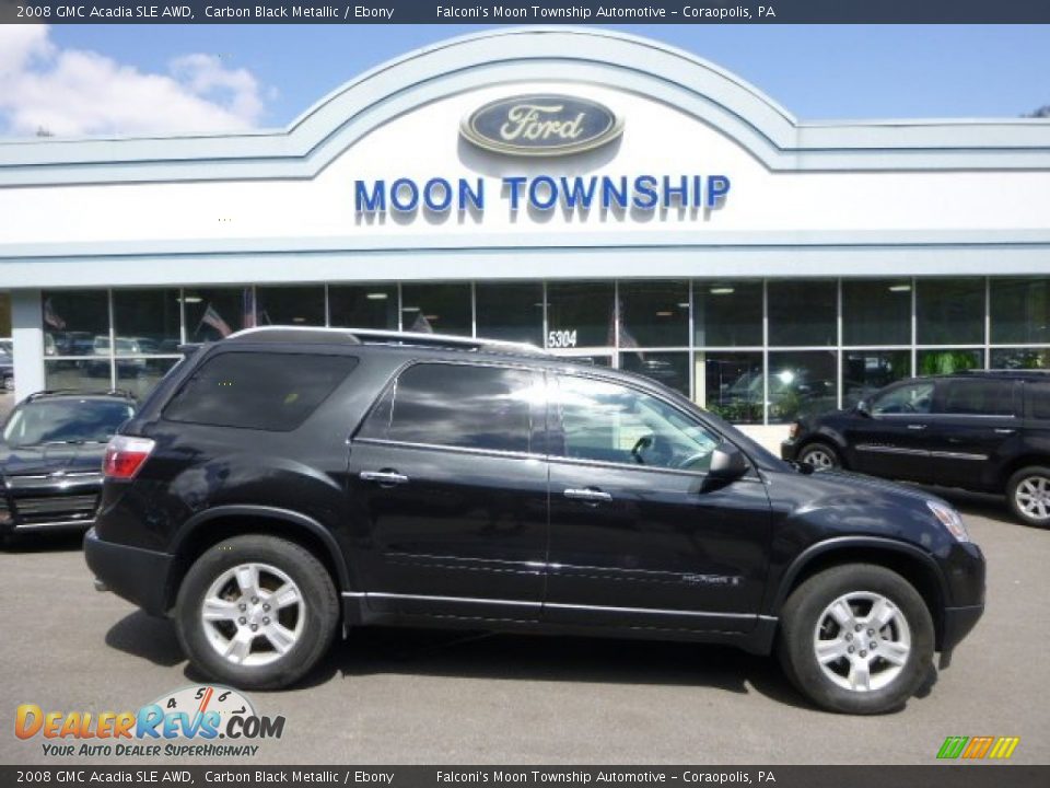 2008 GMC Acadia SLE AWD Carbon Black Metallic / Ebony Photo #1