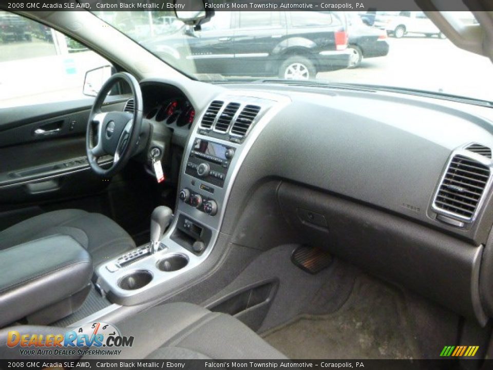 2008 GMC Acadia SLE AWD Carbon Black Metallic / Ebony Photo #11