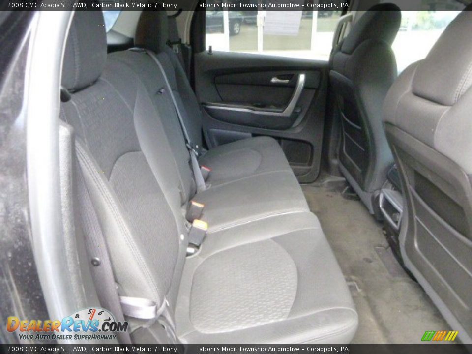 2008 GMC Acadia SLE AWD Carbon Black Metallic / Ebony Photo #13