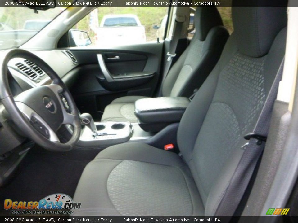 2008 GMC Acadia SLE AWD Carbon Black Metallic / Ebony Photo #15
