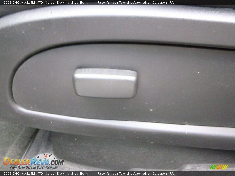 2008 GMC Acadia SLE AWD Carbon Black Metallic / Ebony Photo #22