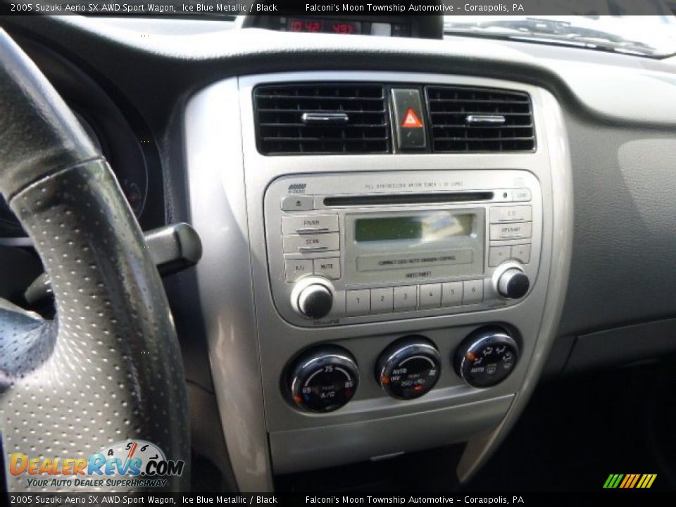 2005 Suzuki Aerio SX AWD Sport Wagon Ice Blue Metallic / Black Photo #23