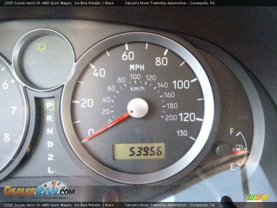 2005 Suzuki Aerio SX AWD Sport Wagon Ice Blue Metallic / Black Photo #25